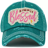 Simply Blessed - Vintage Washed Baseball Cap