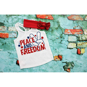 Peace and Freedom - Youth Screen Print Tee