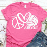 Peace, Love, Volleyball - Screen Print