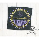 Community Vikings - School Mascot Themed Shirt