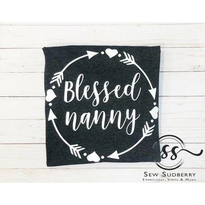 Blessed Nanny - Personalized Grandparent Tee