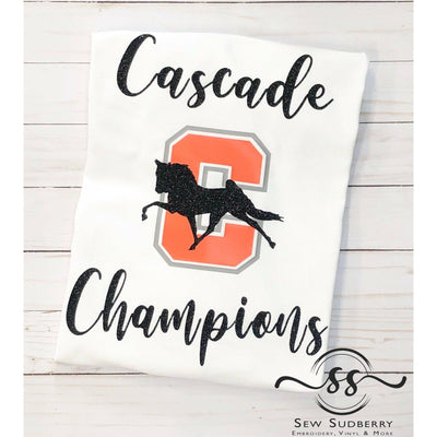 Cascade Champions - School Mascot Themed Shirt