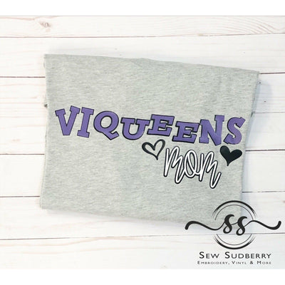 Viqueens Mom - Community - School Mascot Themed Shirt