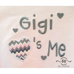 Gigi Loves Me - Valentine's -  Applique Shirt