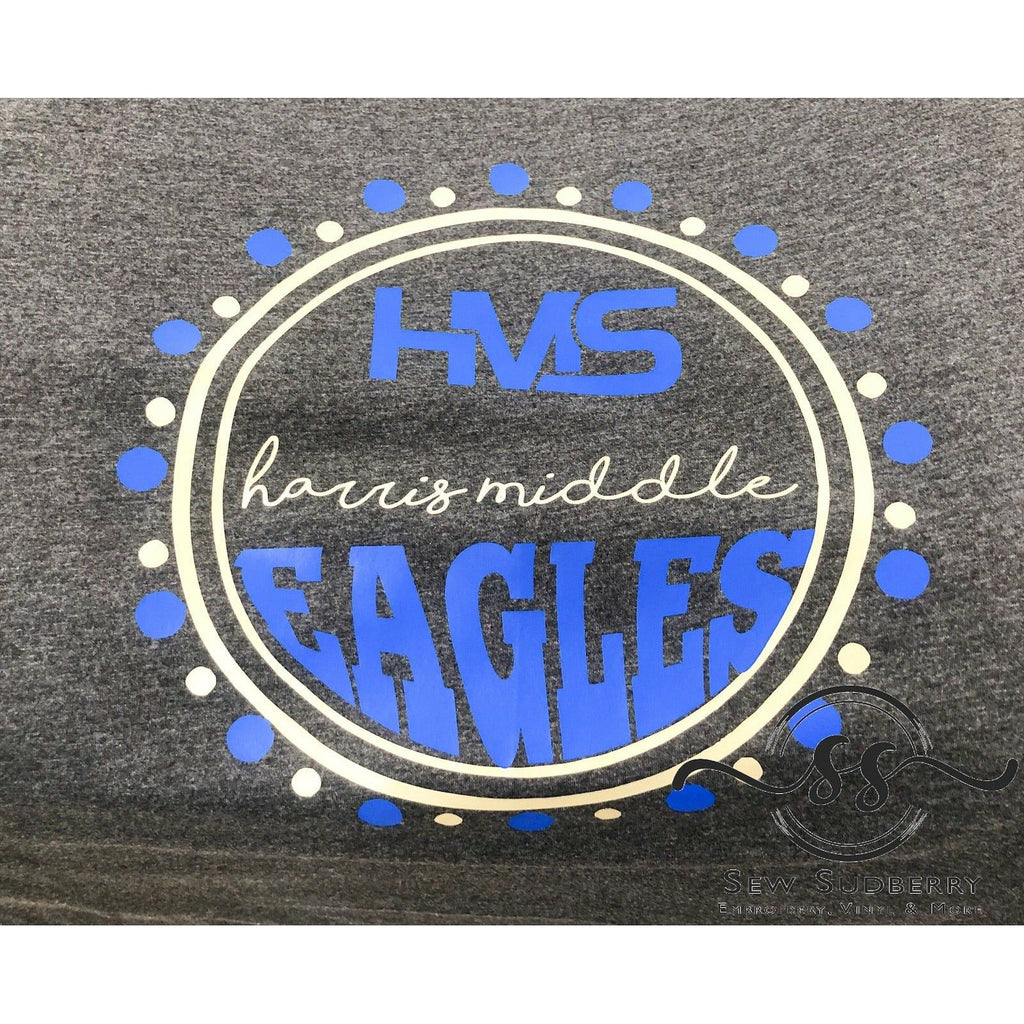 Harris Middle School- EAGLETTES - School Mascot Themed Shirt