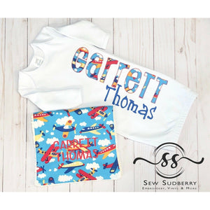 Airplane - Newborn Coming Home Outfit