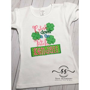Cutest Clover in the Patch - St. Patty's Day Applique