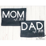 NEW MOM - NEW DAD - Personalized Tee