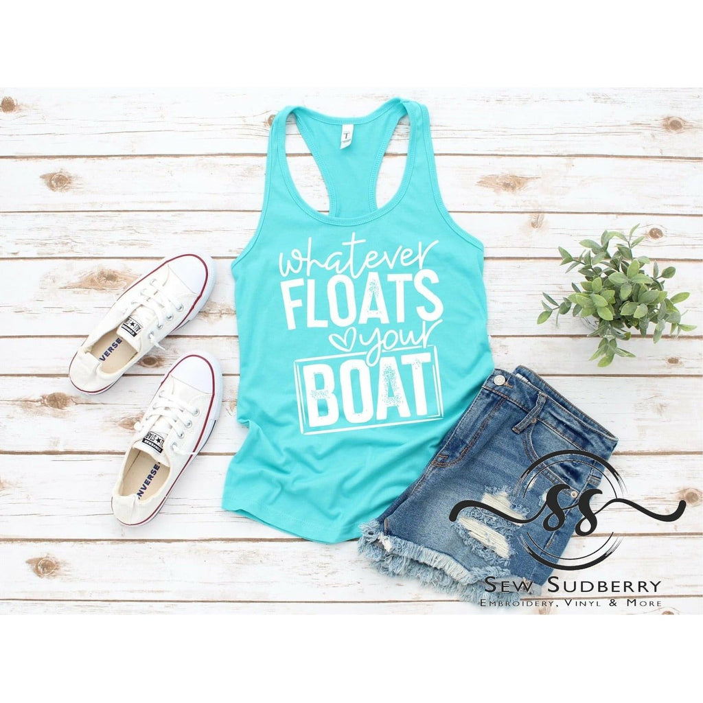Whatever Floats Your Boat - Lake -SUMMER  SCREEN PRINT TEE