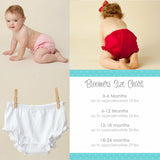 Personalized Ruffled Baby Bloomers