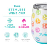Tennessee Tristar Stemless Wine Cup (14oz) - Swig Life