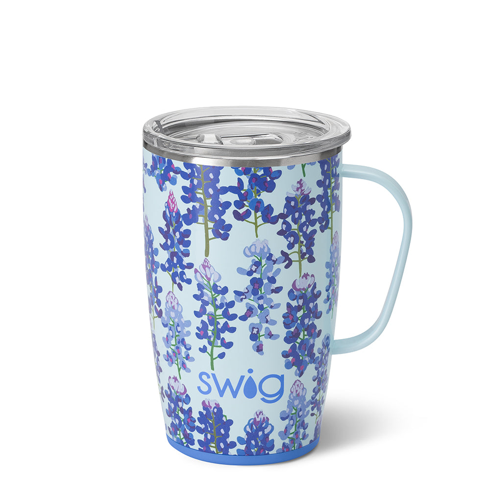 Swig Life 18oz Travel Mug with Handle and Lid Stainless Steel