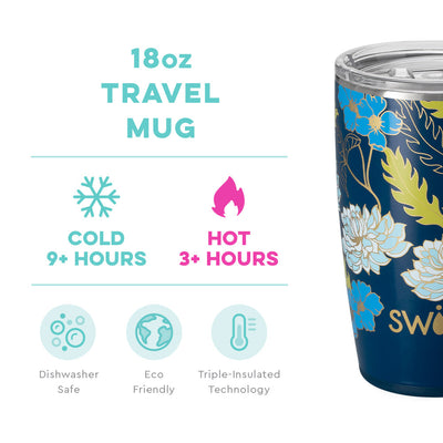 Water Lily Travel Mug (18oz) - Swig Life