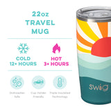Sun Dance Travel Mug 22oz - Swig Life
