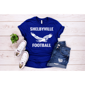 Shelbyville Football - Golden Eagles - School Mascot Themed Shirt