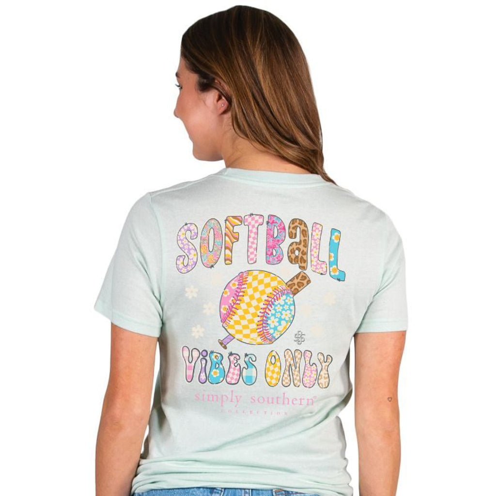 Simply Southern Softball Vibes Only - Adult