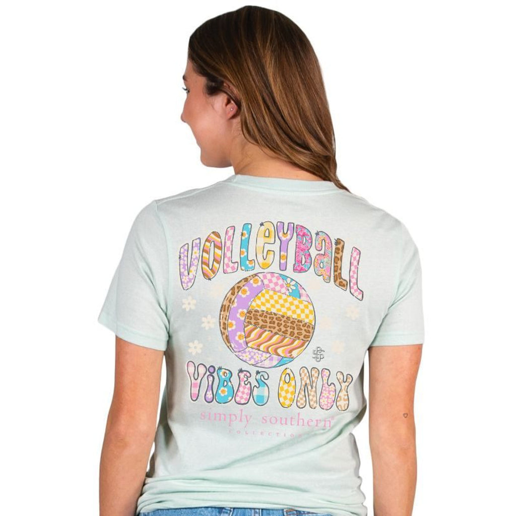 Simply Southern Volleyball Vibes Only Tee - Adult