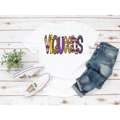 Viqueens Bulky Fun Letters - School Mascot - Sublimation Design