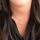 Initial Sophie Glitter Necklace - Viv & Lou