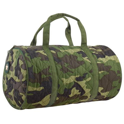 Camo Quilted Duffle