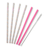 Confetti Reusable Tall Straw Set- Swig
