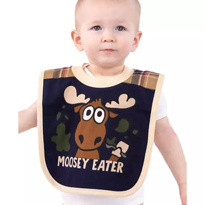 Moosey Eater Boy Bib