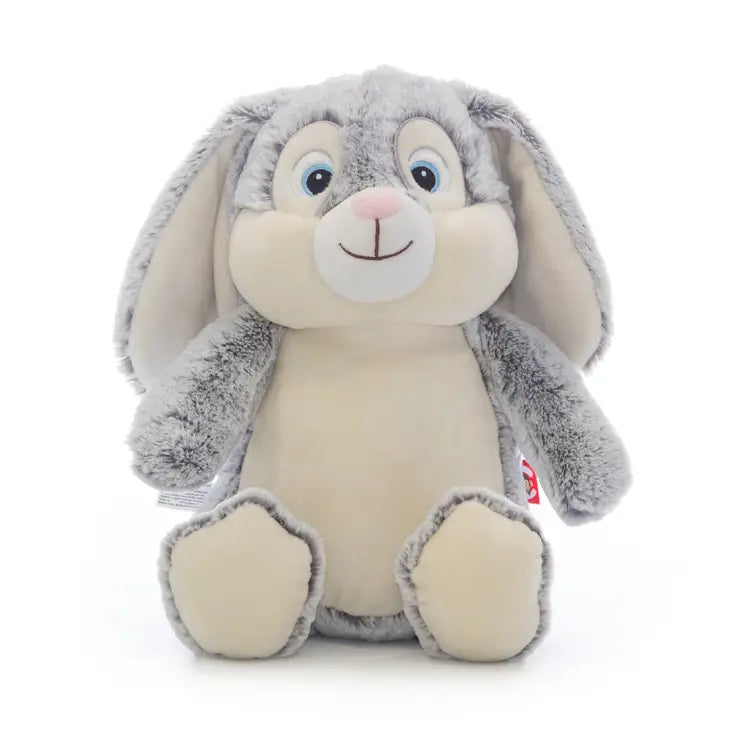 Grey Bunny Cubbie - Personalized