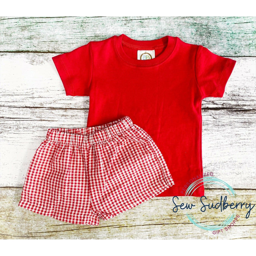 Red Plaid Ready to Customize Outfit