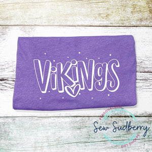 Vikings Bella Canvas Gift Shoppe Tee