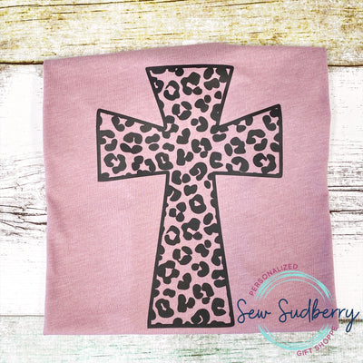 Leopard Cross - Screen Print