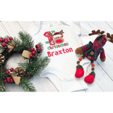 Baby's First Christmas Outfit! - Personalized Reindeer Tee