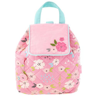 Flower Quilted Backpack -Stephen Joseph