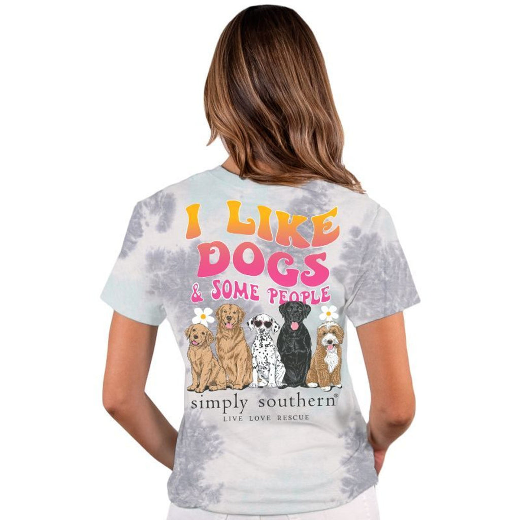 Simply Southern I Like Dogs & Some People Tee - Adult