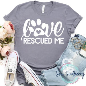Love Rescued Me - Screen Print
