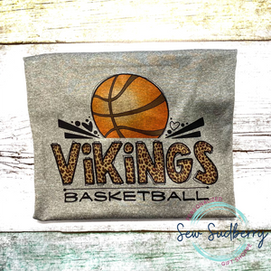 Vikings Basketball - Sublimation Design
