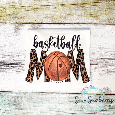 Basketball Mom - Leopard - Sublimation Design