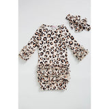 Cheetah Baby Gown