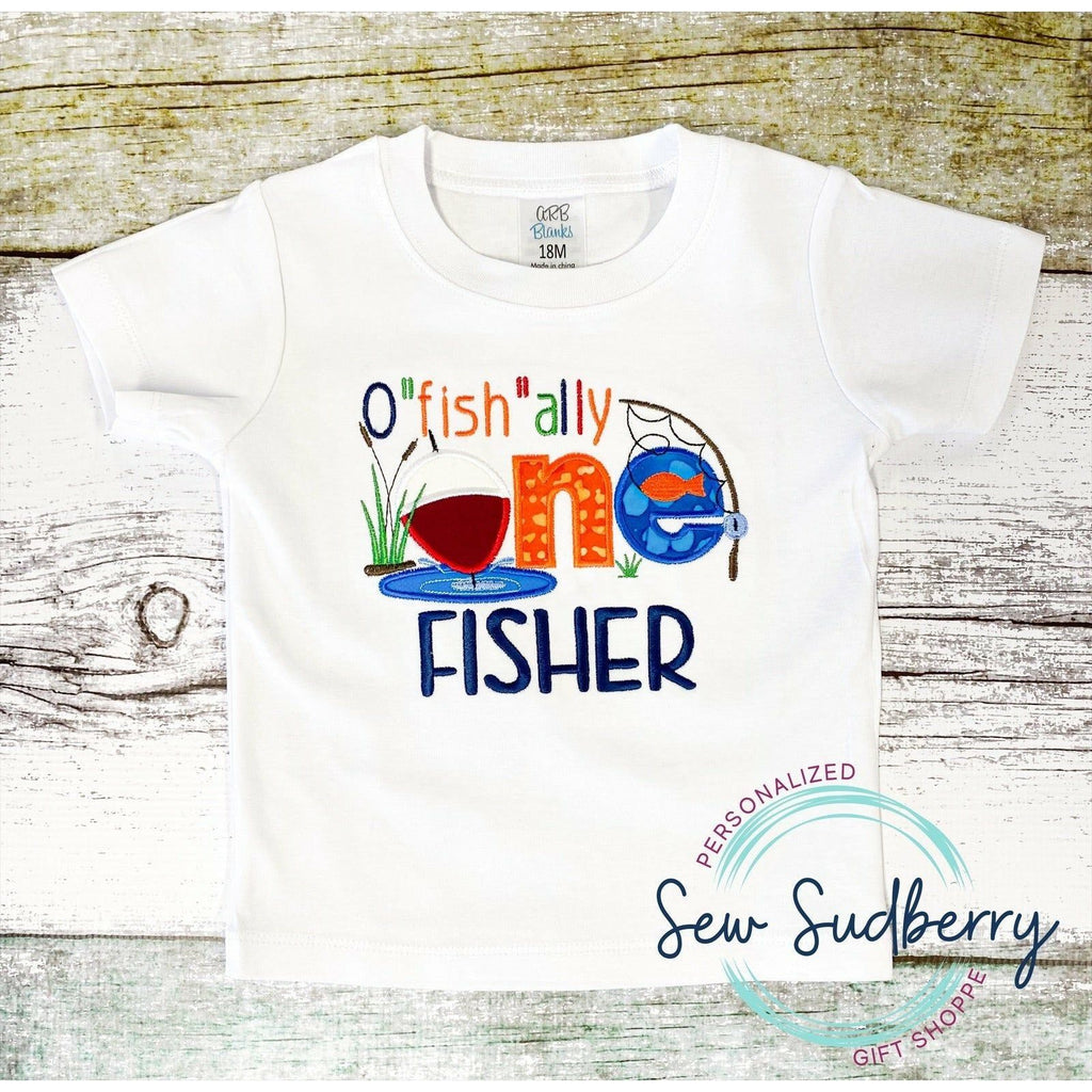 O'Fishally One Fishing Birthday Shirt – Sew Sudberry