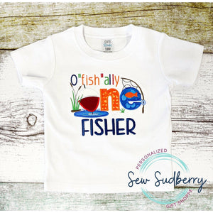 O'Fishally One Fishing Birthday Shirt