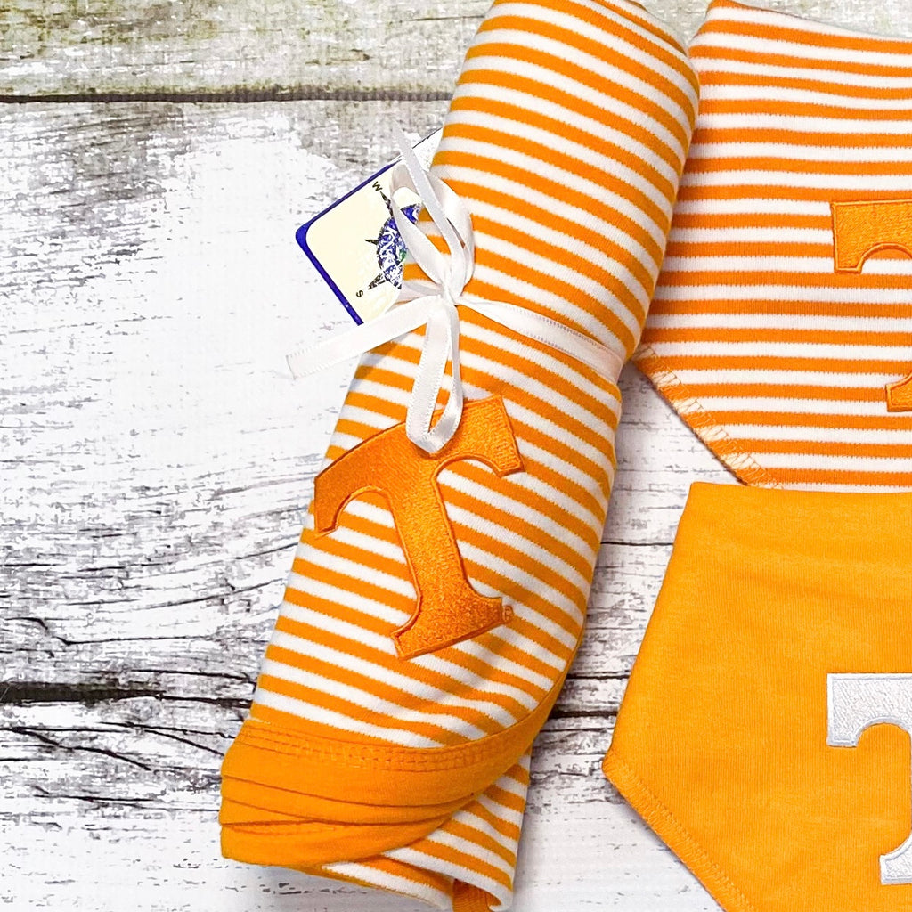 Tennessee Vols Stripe Baby Blanket