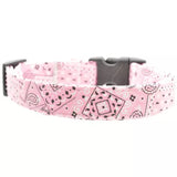 Pink Bandana Dog Collar - Monogrammed