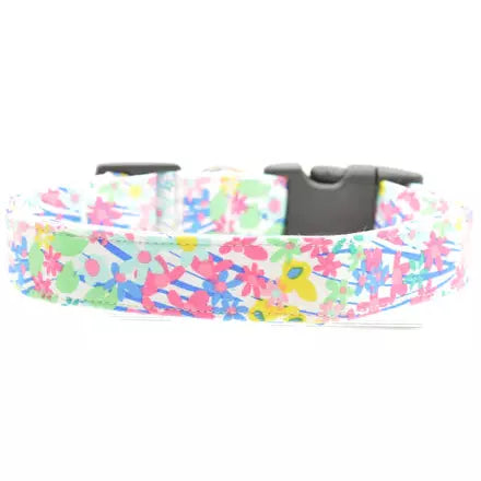 Seaside Garden Dog Collar - Monogrammed