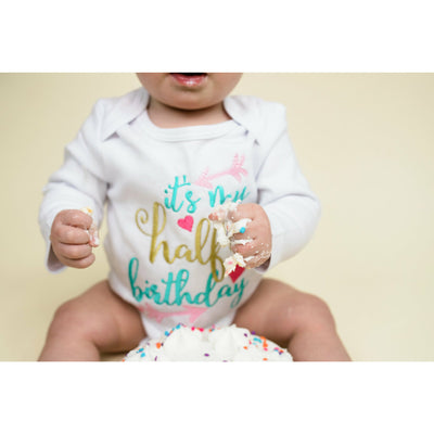 Half Birthday - 6 Month Onesie