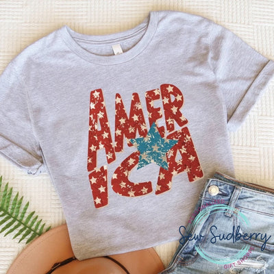 America Star - FOURTH OF JULY - SCREEN PRINT TEE