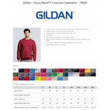 Custom Gildan Single Color Sweatshirt - Vinyl