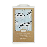 Cow Swaddle Blanket - Mud Pie