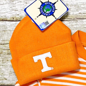 Tennessee Vols Knit Newborn Baby  Beanie