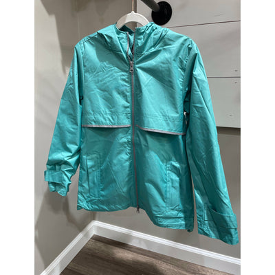 Kids Rain Jacket -Lagoon(GRN)