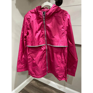 Kids Rain Jacket- Fuchsia (Pink)