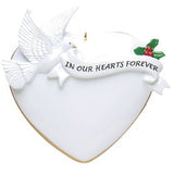 In Our Hearts - Personalized Christmas Ornament